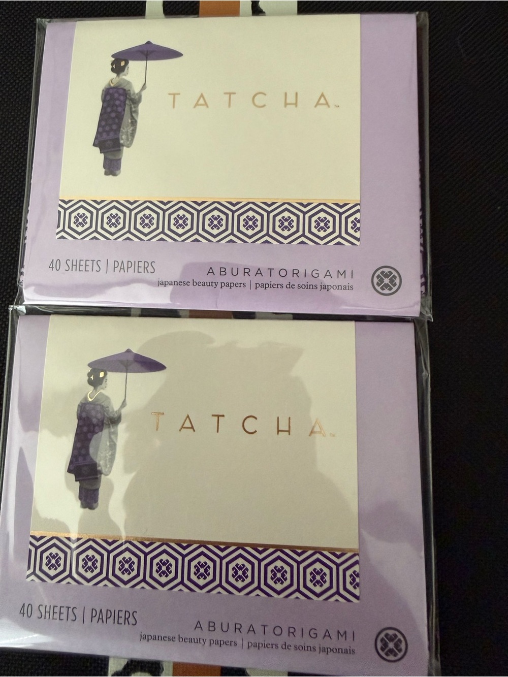 Tatcha Lavender Oil-Blotting Papers Pack of 40 Sheets